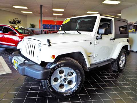 2015 Jeep Wrangler for sale at SAINT CHARLES MOTORCARS in Saint Charles IL