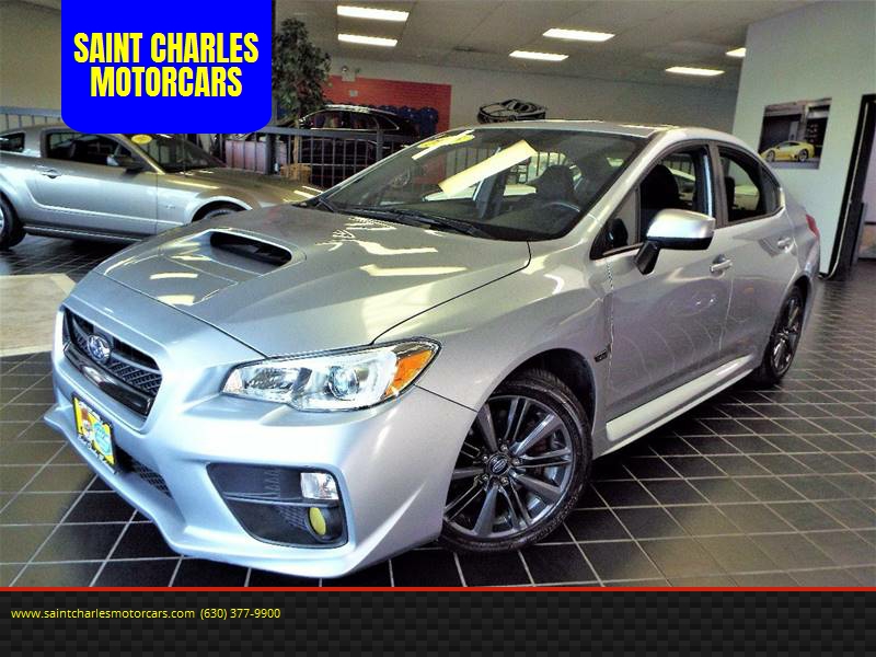 2015 Subaru WRX for sale at SAINT CHARLES MOTORCARS in Saint Charles IL
