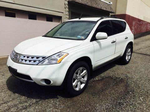 2007 Nissan Murano for sale at MG Auto Sales in Pittsburgh PA