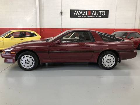 1987 Toyota Supra for sale at AVAZI AUTO GROUP LLC in Gaithersburg MD