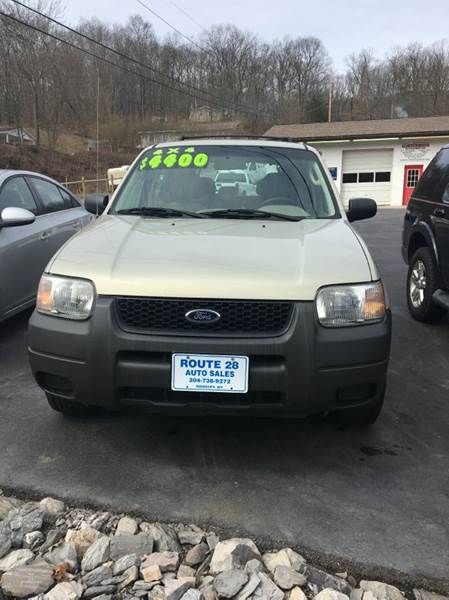 2003 Ford Escape for sale at Route 28 Auto Sales in Ridgeley WV