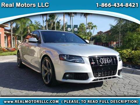 2012 Audi S4 for sale at Real Motors LLC in Clearwater FL
