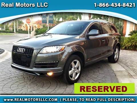 2015 Audi Q7 for sale at Real Motors LLC in Clearwater FL