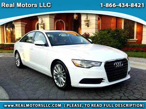 2013 Audi A6 for sale at Real Motors LLC in Clearwater FL
