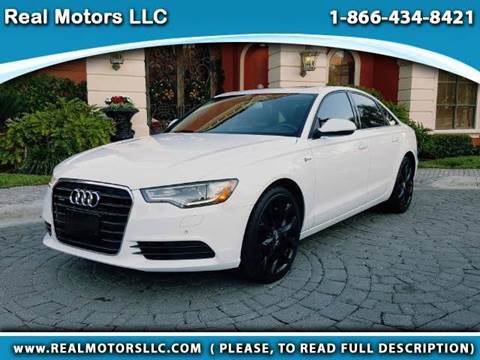 2013 Audi A6 for sale at Real Motors LLC in Clearwater FL