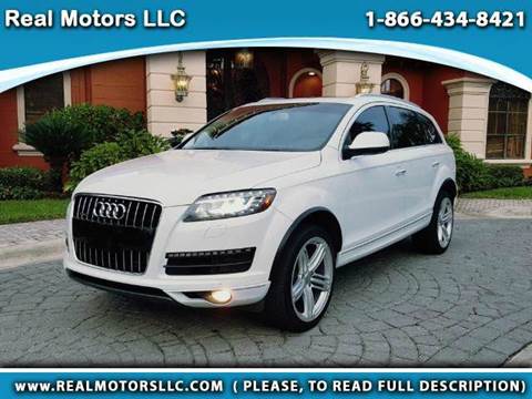 2015 Audi Q7 for sale at Real Motors LLC in Clearwater FL