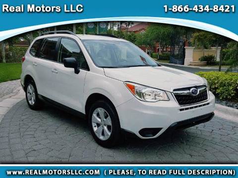 2016 Subaru Forester for sale at Real Motors LLC in Clearwater FL