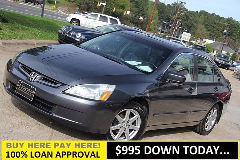 2003 Honda Accord for sale at GTI Auto Exchange in Durham NC