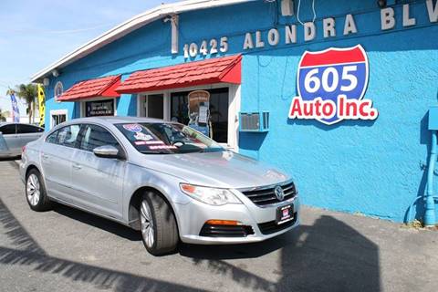 2012 Volkswagen CC for sale at 605 Auto  Inc. in Bellflower CA