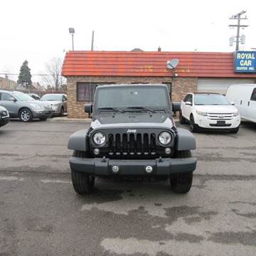 2015 Jeep Wrangler Unlimited for sale at ROYAL CAR CENTER INC in Detroit MI