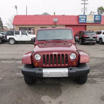 2010 Jeep Wrangler Unlimited for sale at ROYAL CAR CENTER INC in Detroit MI