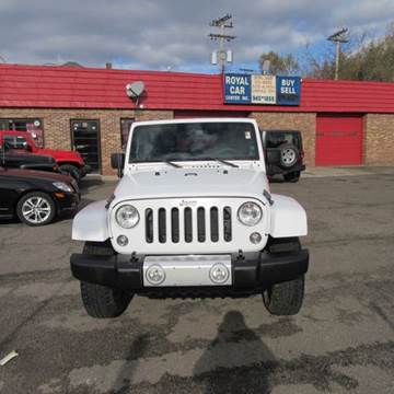 2013 Jeep Wrangler Unlimited for sale at ROYAL CAR CENTER INC in Detroit MI