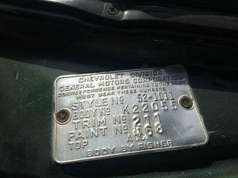 1952 Chevrolet Styleline DeLuxe