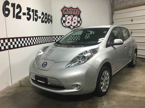 2015 Nissan LEAF for sale at Sunfish Lake Motors in Ramsey MN