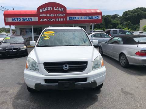 2004 Honda Pilot for sale at Sandy Lane Auto Sales and Repair in Warwick RI