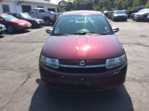 2003 Saturn Ion for sale at Sandy Lane Auto Sales and Repair in Warwick RI