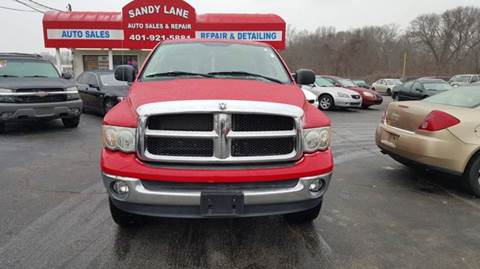 2003 Dodge Ram Pickup 1500 for sale at Sandy Lane Auto Sales and Repair in Warwick RI