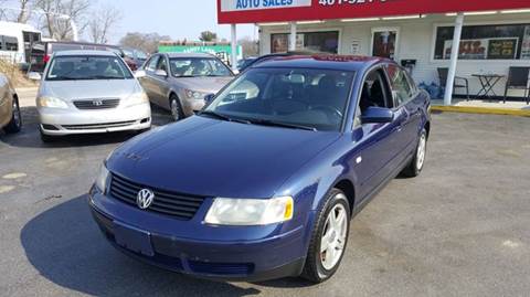 2000 Volkswagen Passat for sale at Sandy Lane Auto Sales and Repair in Warwick RI