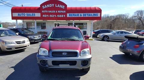 2004 Hyundai Santa Fe for sale at Sandy Lane Auto Sales and Repair in Warwick RI