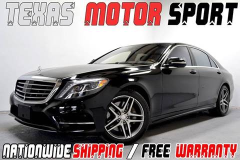 2014 Mercedes-Benz S-Class for sale at Texas Motor Sport in Houston TX