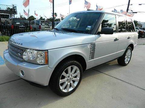 2008 Land Rover Range Rover for sale at Texas Motor Sport in Houston TX