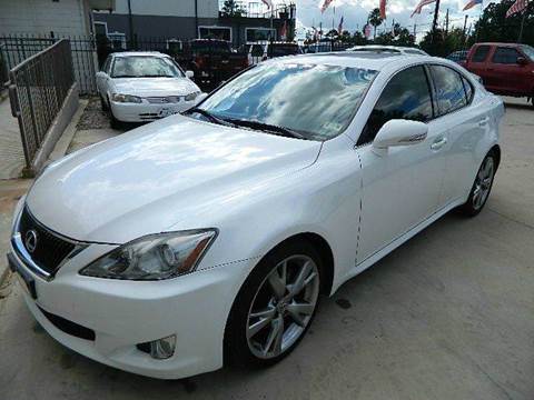 2010 Lexus IS 250 for sale at Texas Motor Sport in Houston TX