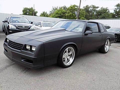 1987 Chevrolet Monte Carlo for sale at Texas Motor Sport in Houston TX
