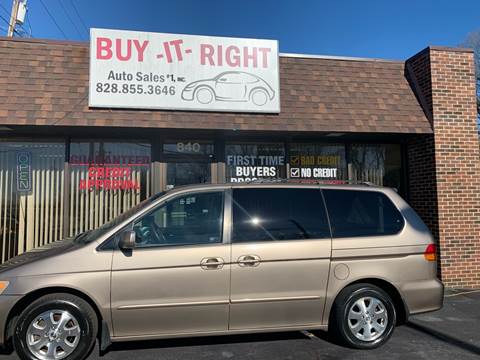 honda odyssey for sale in hickory nc buy it right auto sales 1 inc