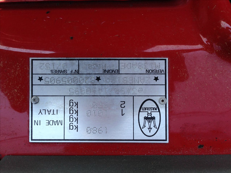 2002 Maserati Spyder Cambiocorsa