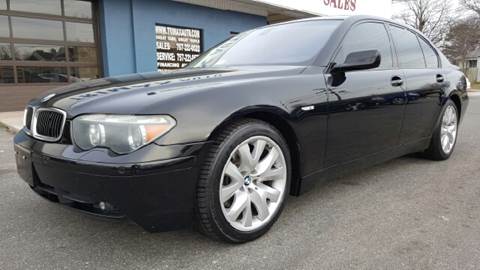 2004 BMW 7 Series for sale at Trimax Auto Group in Norfolk VA
