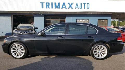 2008 BMW 7 Series for sale at Trimax Auto Group in Norfolk VA
