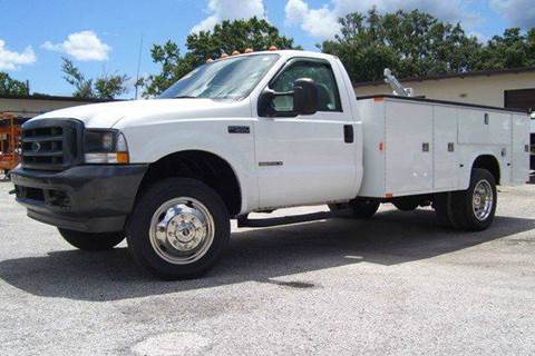 2002 Ford F550   4X4 for sale at buzzell Truck & Equipment in Orlando FL
