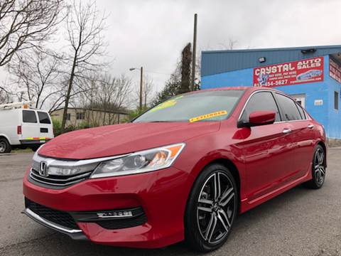 2017 Honda Accord for sale at Crystal Auto Sales Inc in Nashville TN