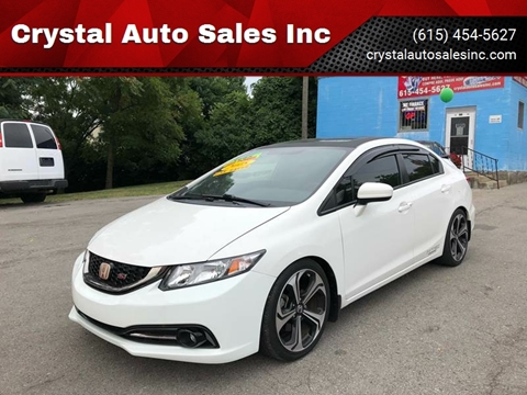 2015 Honda Civic for sale at Crystal Auto Sales Inc in Nashville TN