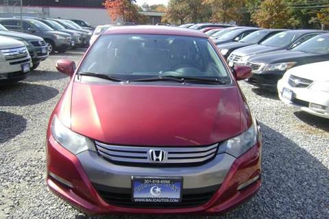 2010 Honda Insight for sale at Balic Autos Inc in Lanham MD