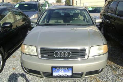2004 Audi A6 for sale at Balic Autos Inc in Lanham MD