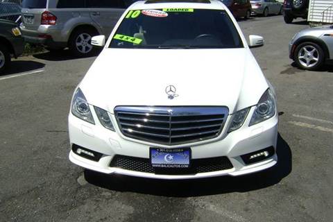2010 Mercedes-Benz E-Class for sale at Balic Autos Inc in Lanham MD