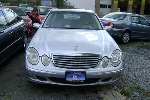 2005 Mercedes-Benz E-Class for sale at Balic Autos Inc in Lanham MD
