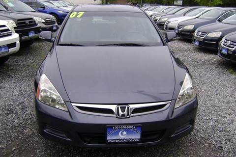 2007 Honda Accord for sale at Balic Autos Inc in Lanham MD