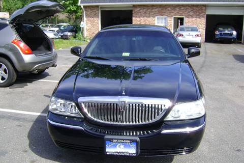 2010 Lincoln Town Car for sale at Balic Autos Inc in Lanham MD