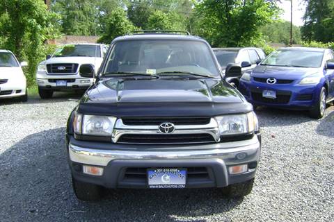 2002 Toyota 4Runner for sale at Balic Autos Inc in Lanham MD