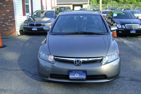 2008 Honda Civic for sale at Balic Autos Inc in Lanham MD