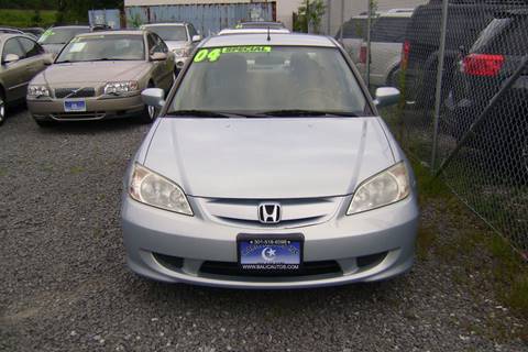 2004 Honda Civic for sale at Balic Autos Inc in Lanham MD