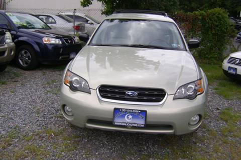 2005 Subaru Outback for sale at Balic Autos Inc in Lanham MD