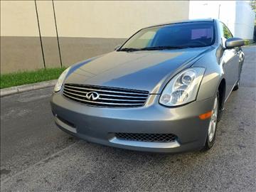 2006 Infiniti G35 for sale at HD CARS INC in Hollywood FL