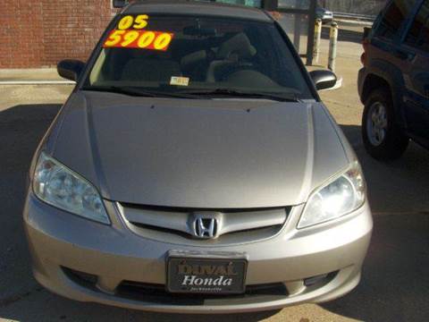 2005 Honda Civic for sale at RODRIGUEZ MOTORS LLC in Fredericksburg VA