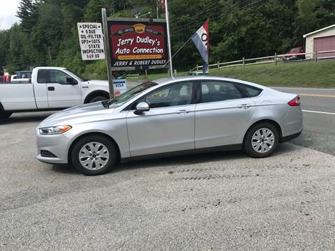 2014 Ford Fusion for sale at Jerry Dudley's Auto Connection in Barre VT