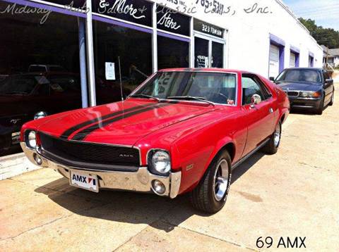 1969 AMC AMX for sale at MIDWAY AUTO SALES & CLASSIC CARS INC in Fort Smith AR