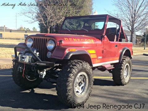 1984 Jeep CJ-7 for sale at MIDWAY AUTO SALES & CLASSIC CARS INC in Fort Smith AR