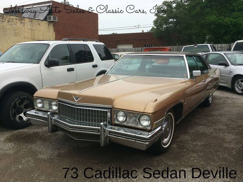 1973 Cadillac DeVille for sale at MIDWAY AUTO SALES & CLASSIC CARS INC in Fort Smith AR